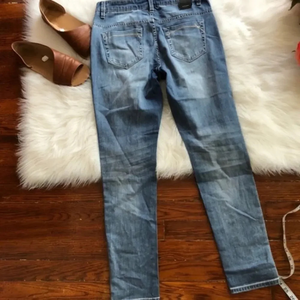 Nanette Lepore Nolita Skinny Embroidered Jeans NWT